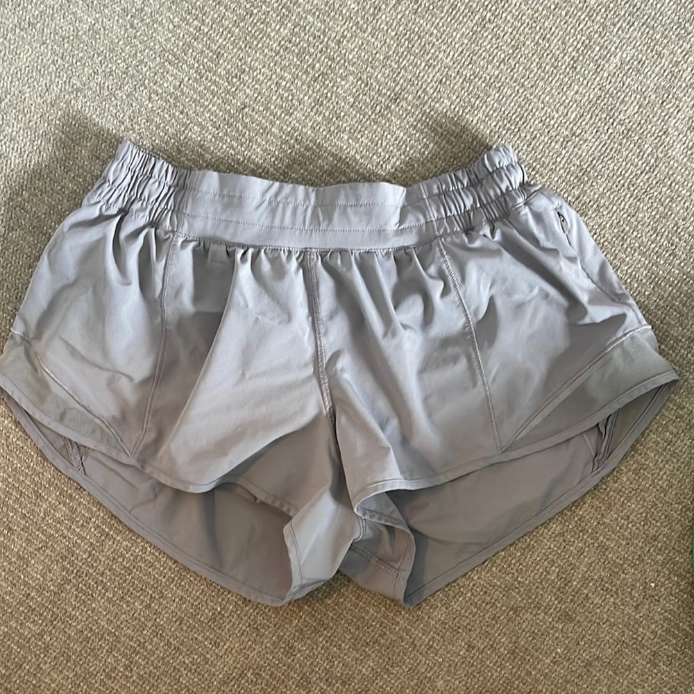 Lulu Lemon light grey shorts